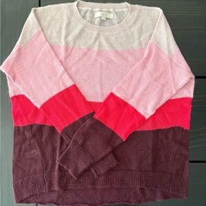 WOMENS PINK ANN TAYLOR LOFT SWEATER SIZE LARGE BRAND NEW